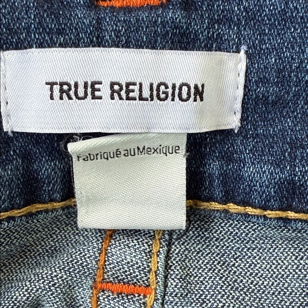 NWT True Religion -  Relaxed Slim GENO - no flap- classic indigo - size 42
